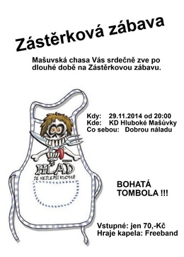 Plakát Zástěrková 20141129